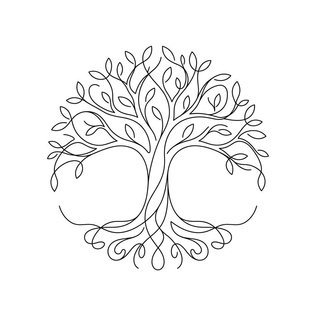 idée tatouage arbre de vie arbre de vie minimaliste