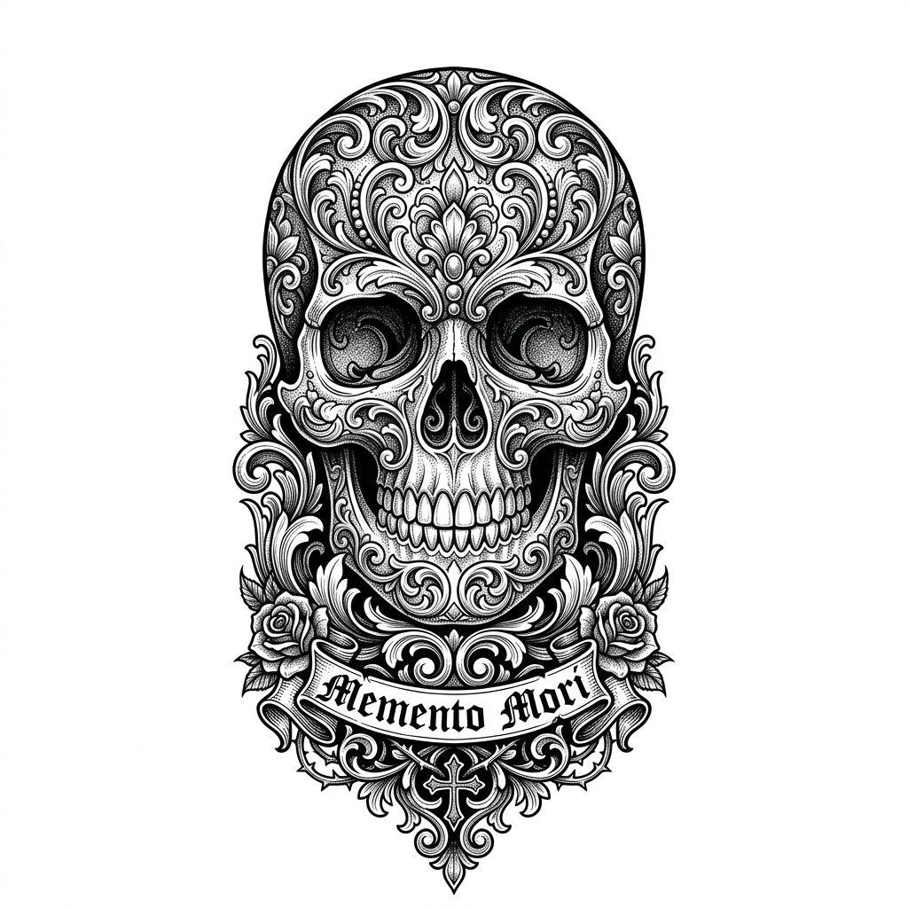 idée tatouage avant-bras homme crâne masculin