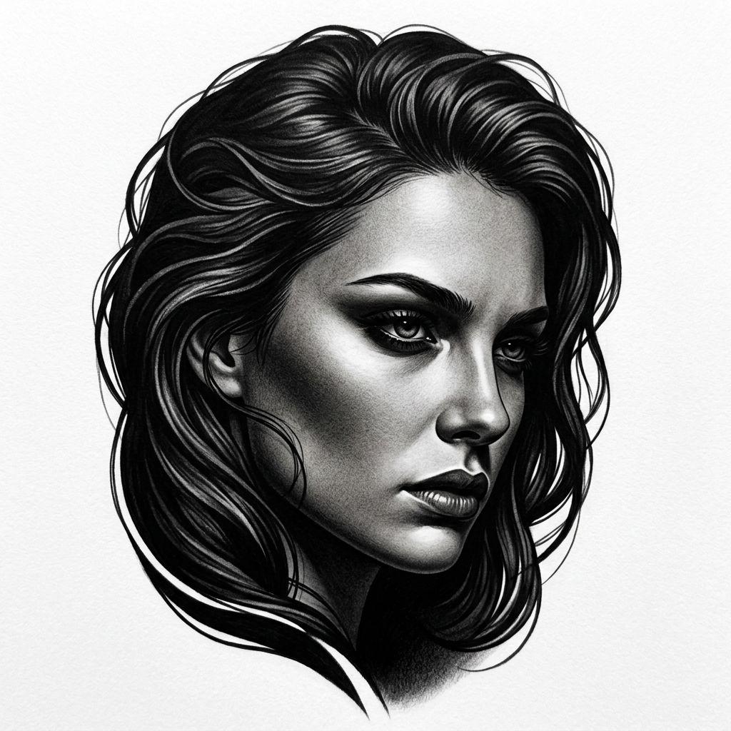idée tatouage cover portrait réaliste haute densité
