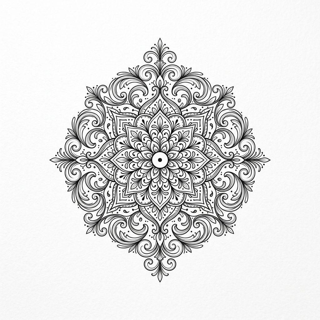 idée tatouage doigt mini mandala