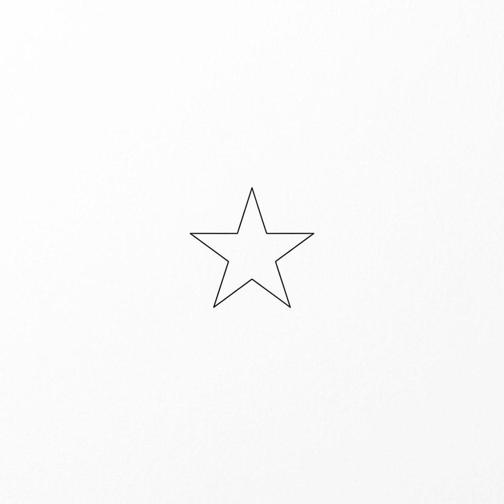 idée tatouage étoile étoile fine line minimaliste, design sur fond blanc