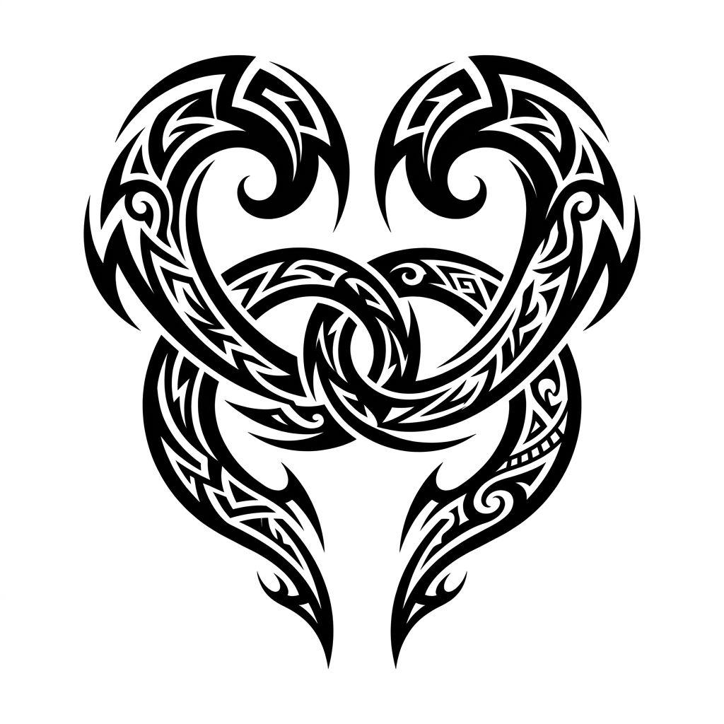 idée tatouage frère et sœur tribal moderne siblings