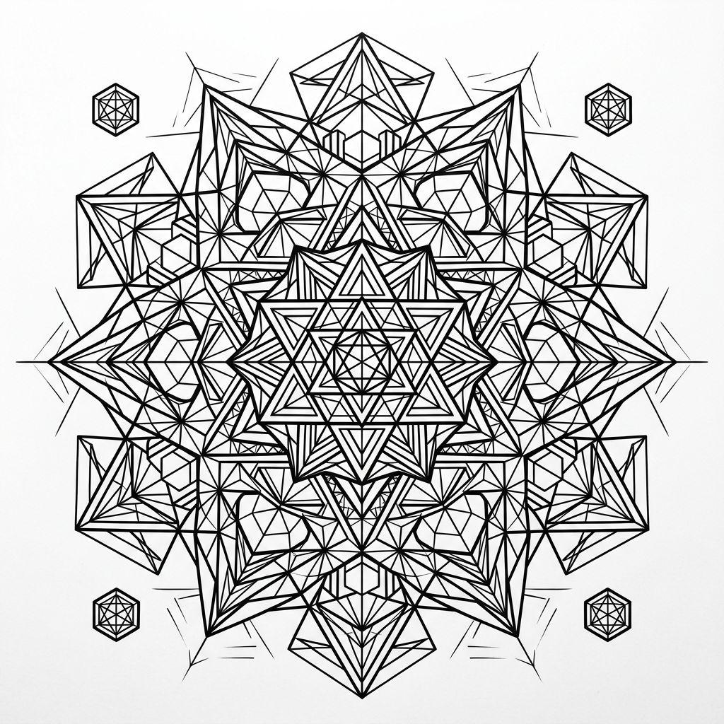idée tatouage homme mandala géométrique