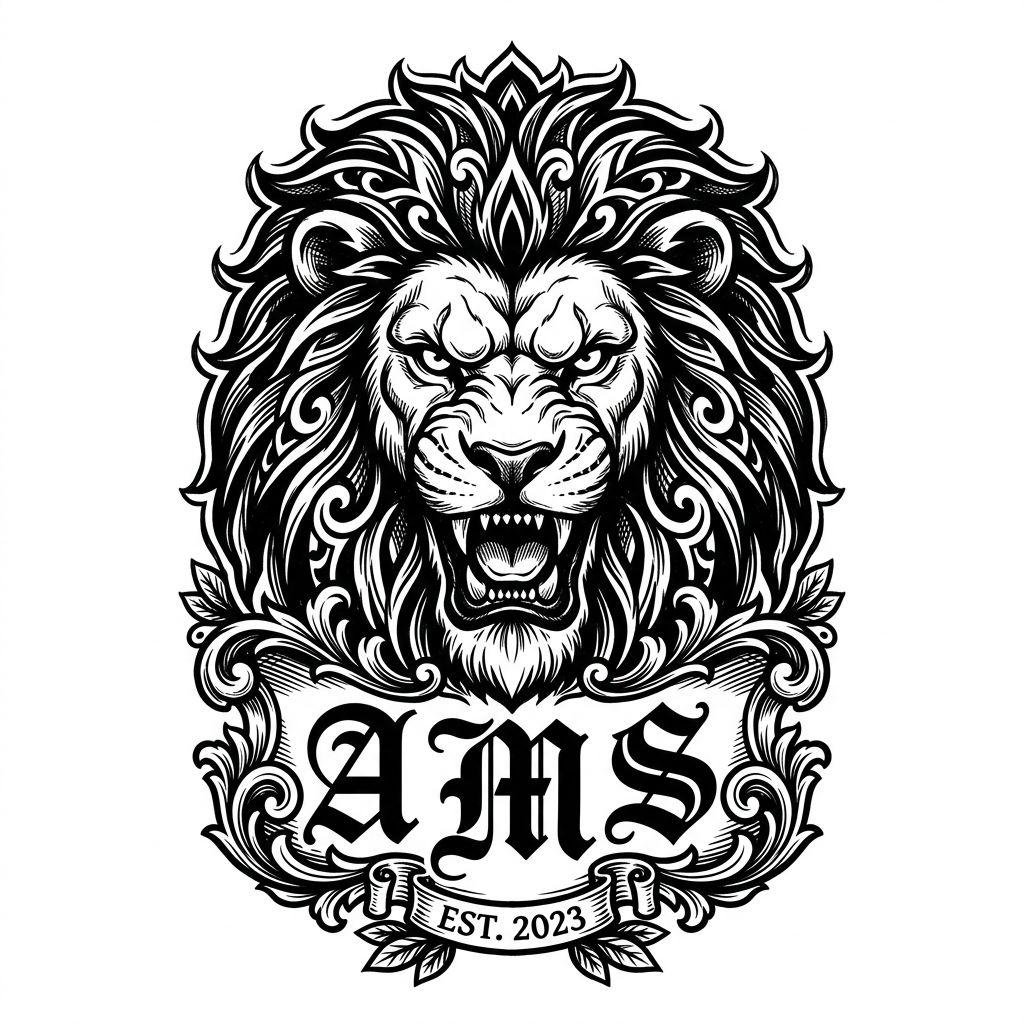 idée tatouage initiales famille initiales et lion
