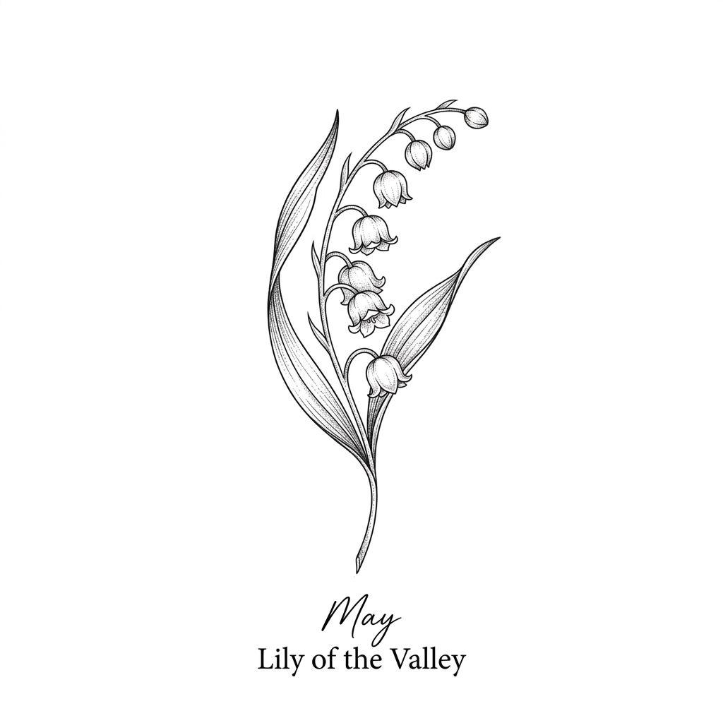 idée tatouage maman fleur de naissance