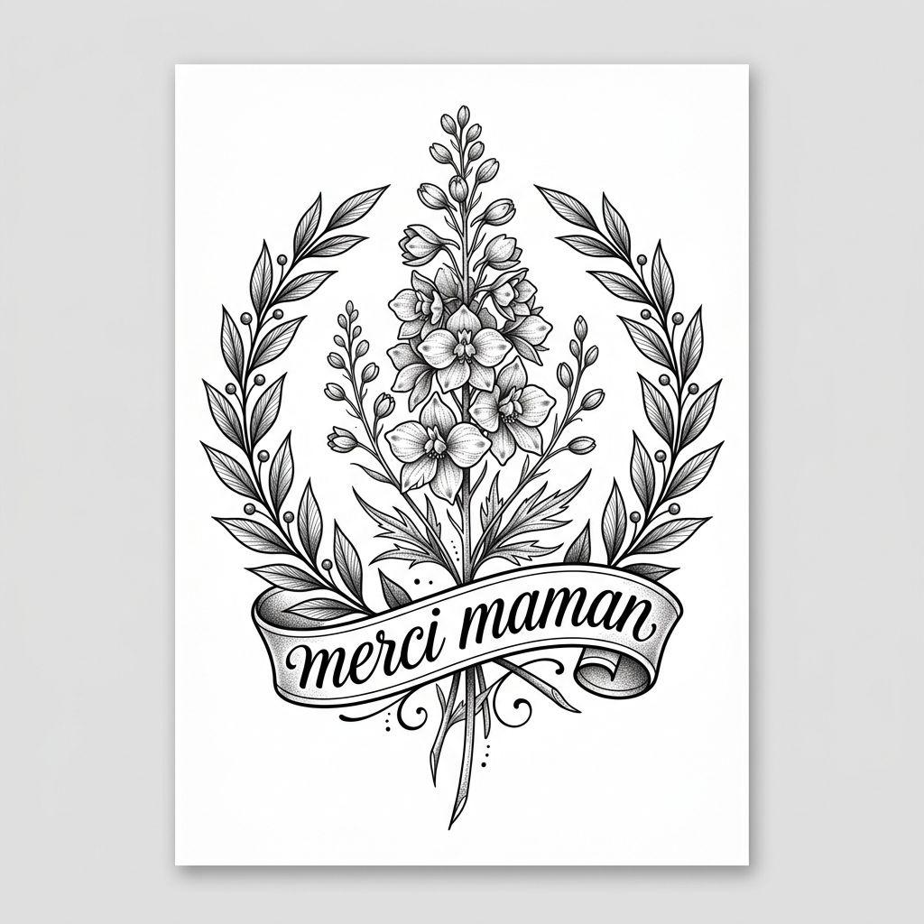 idée tatouage maman hommage premium maman