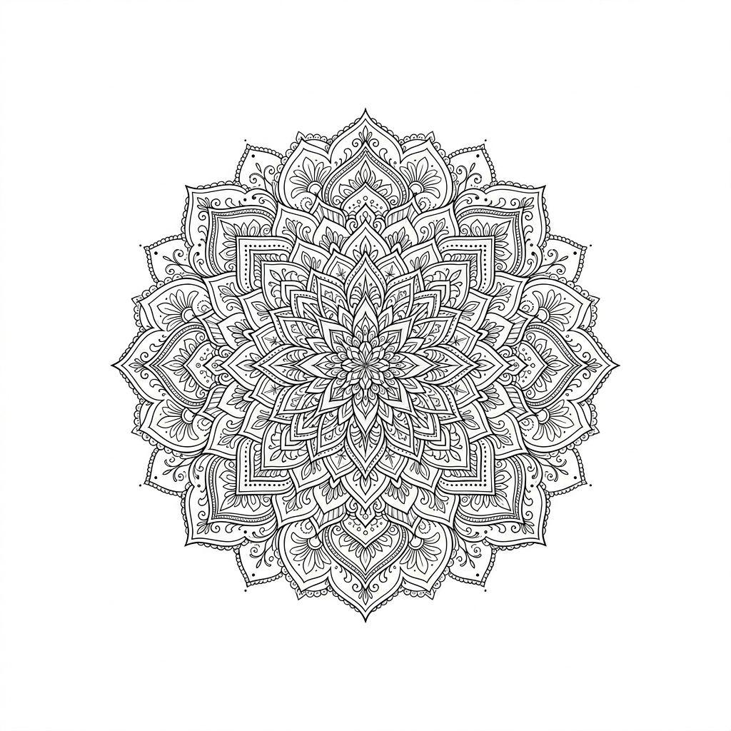 idée tatouage mandala mandala fine line