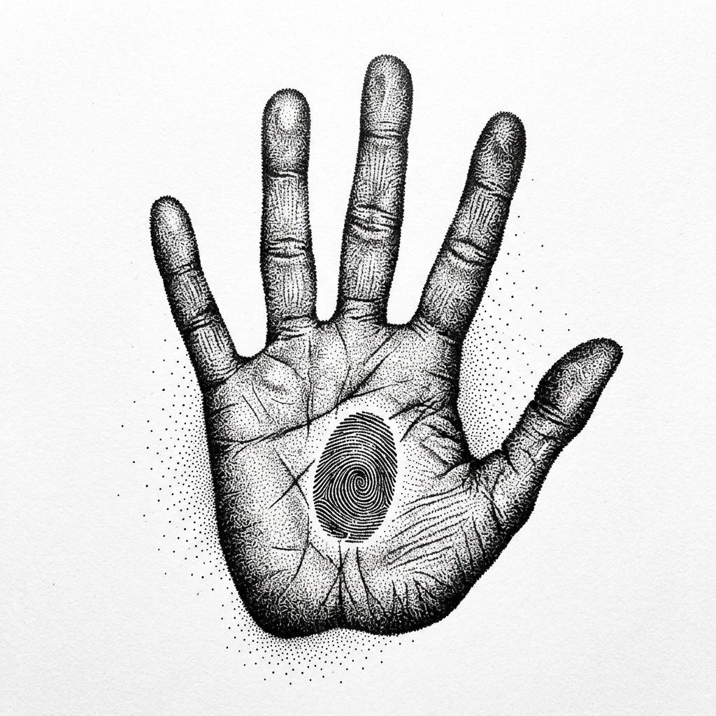 idée tatouage mère et fille empreintes dotwork