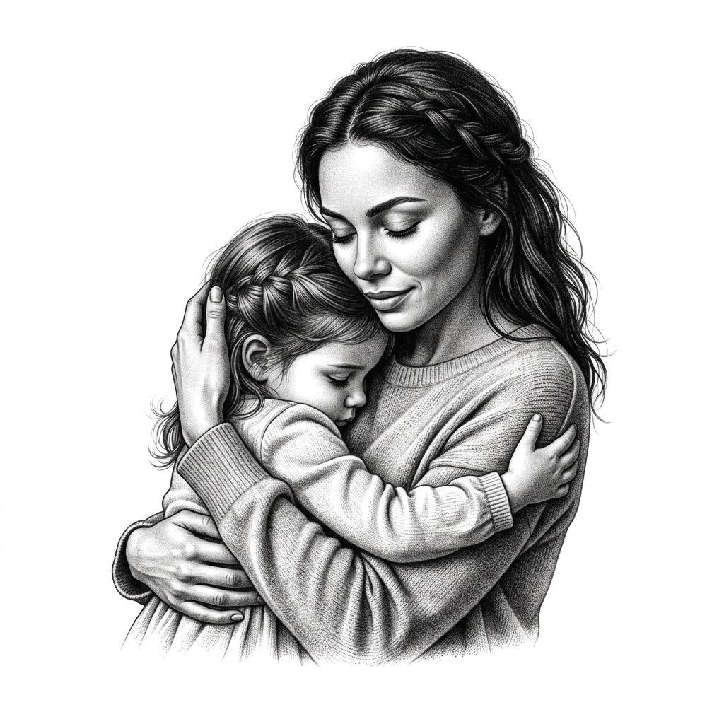 idée tatouage mère et fille mère et fille réalistes