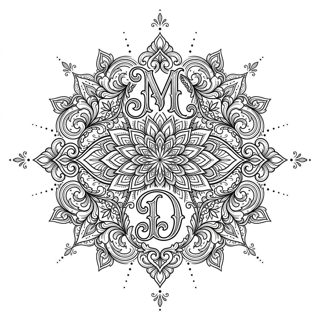 idée tatouage mère et fille mandala m et f
