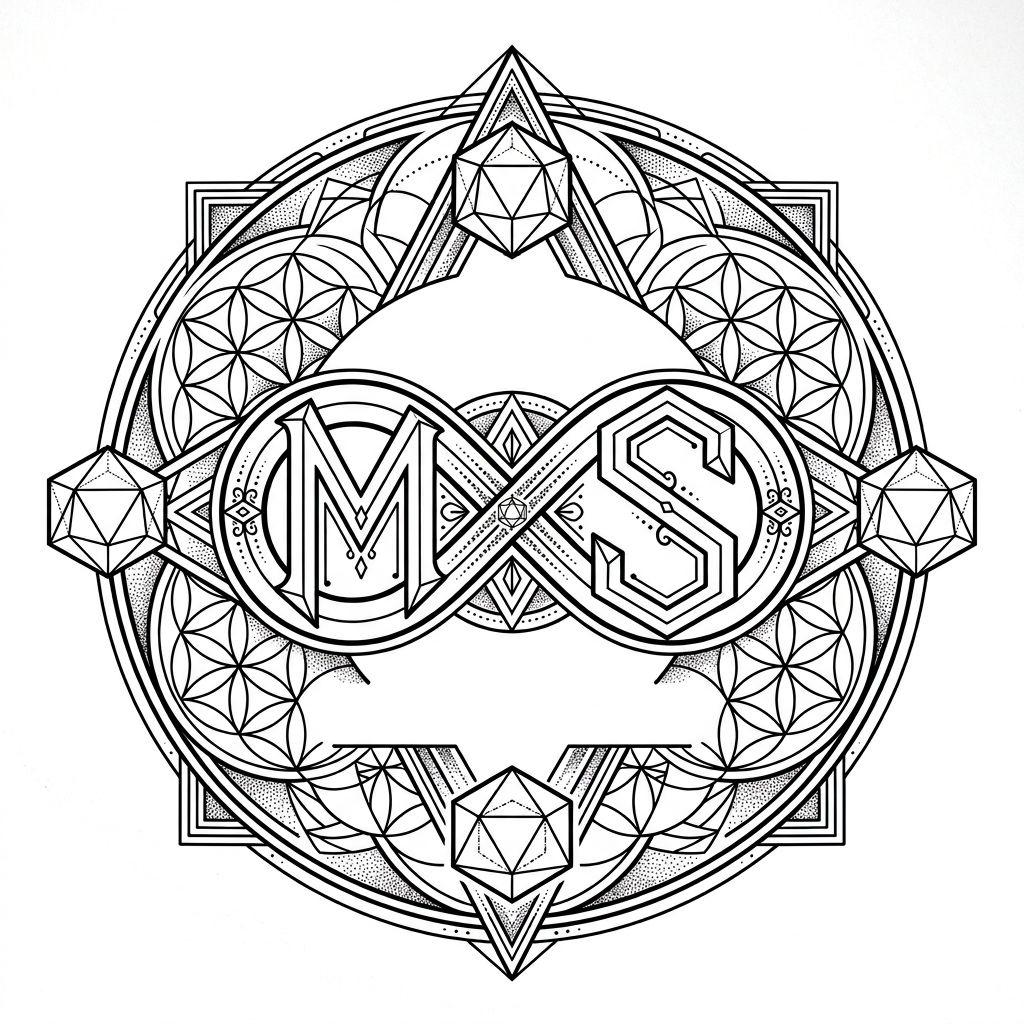 idée tatouage mère et fils infini m et s