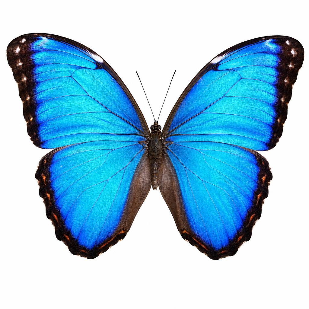 idée tatouage papillon papillon morpho réaliste