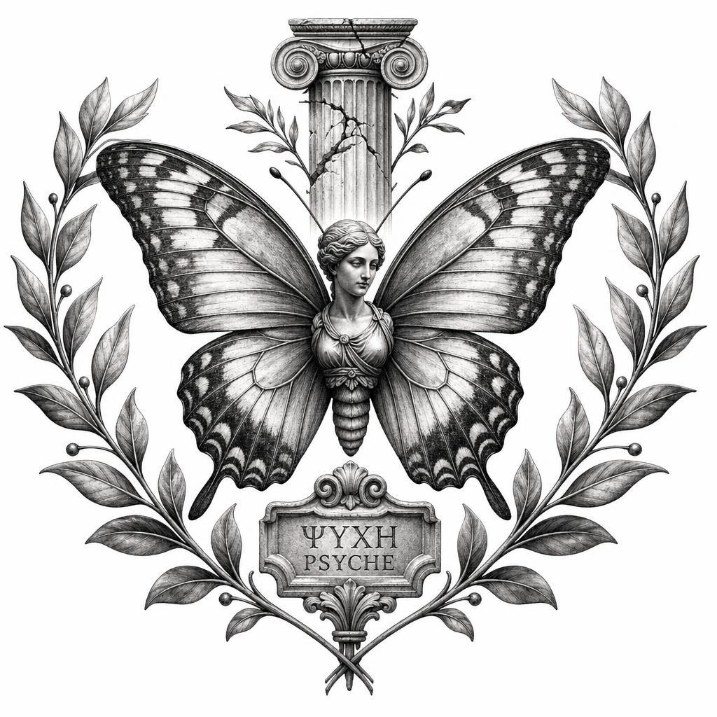 idée tatouage papillon papillon psyché mythologique