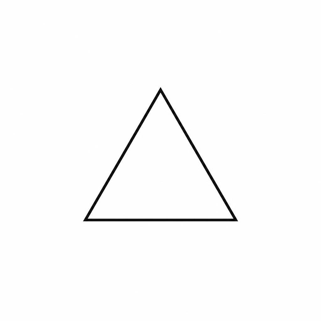 idée tatouage poignet triangle géométrique