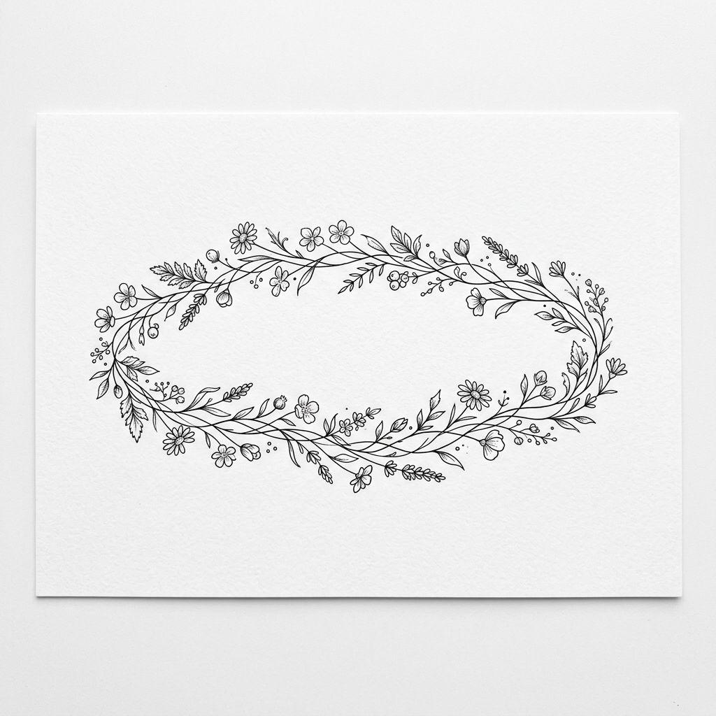 idée tatouage poignet femme bracelet floral fine line