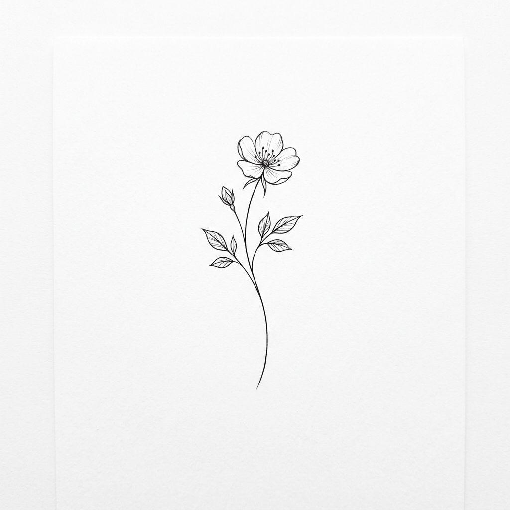 idée tatouage poignet femme petite fleur poignet