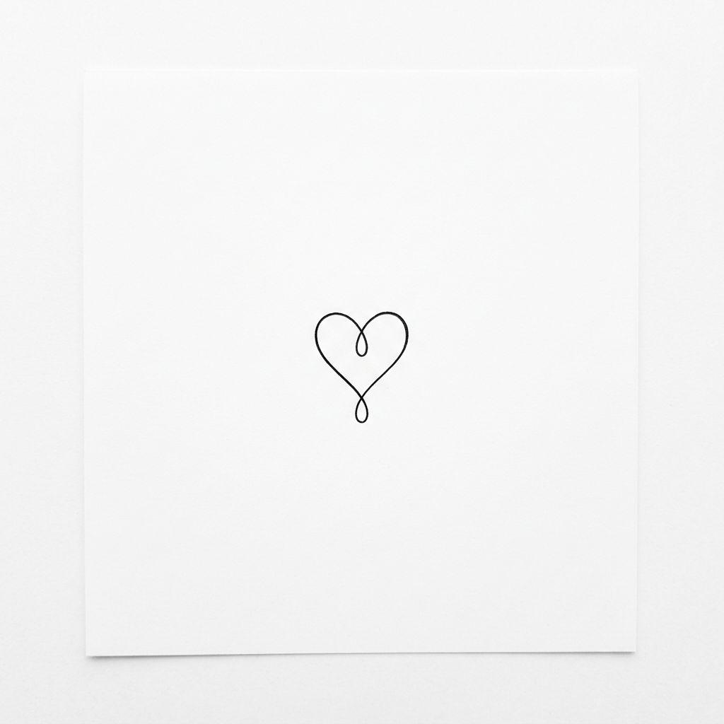 idée tatouage poignet femme cœur minimaliste