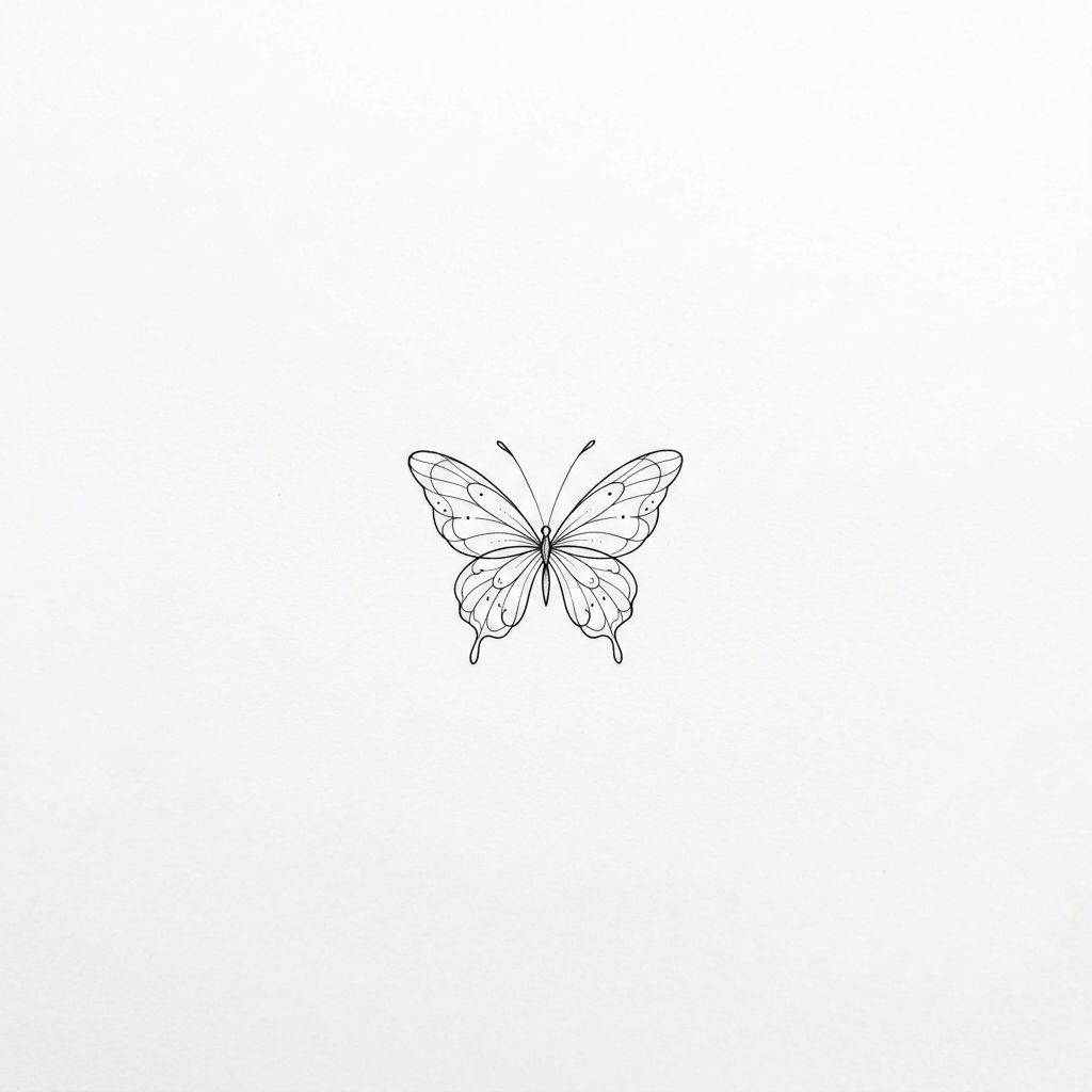 idée tatouage poignet femme papillon minuscule