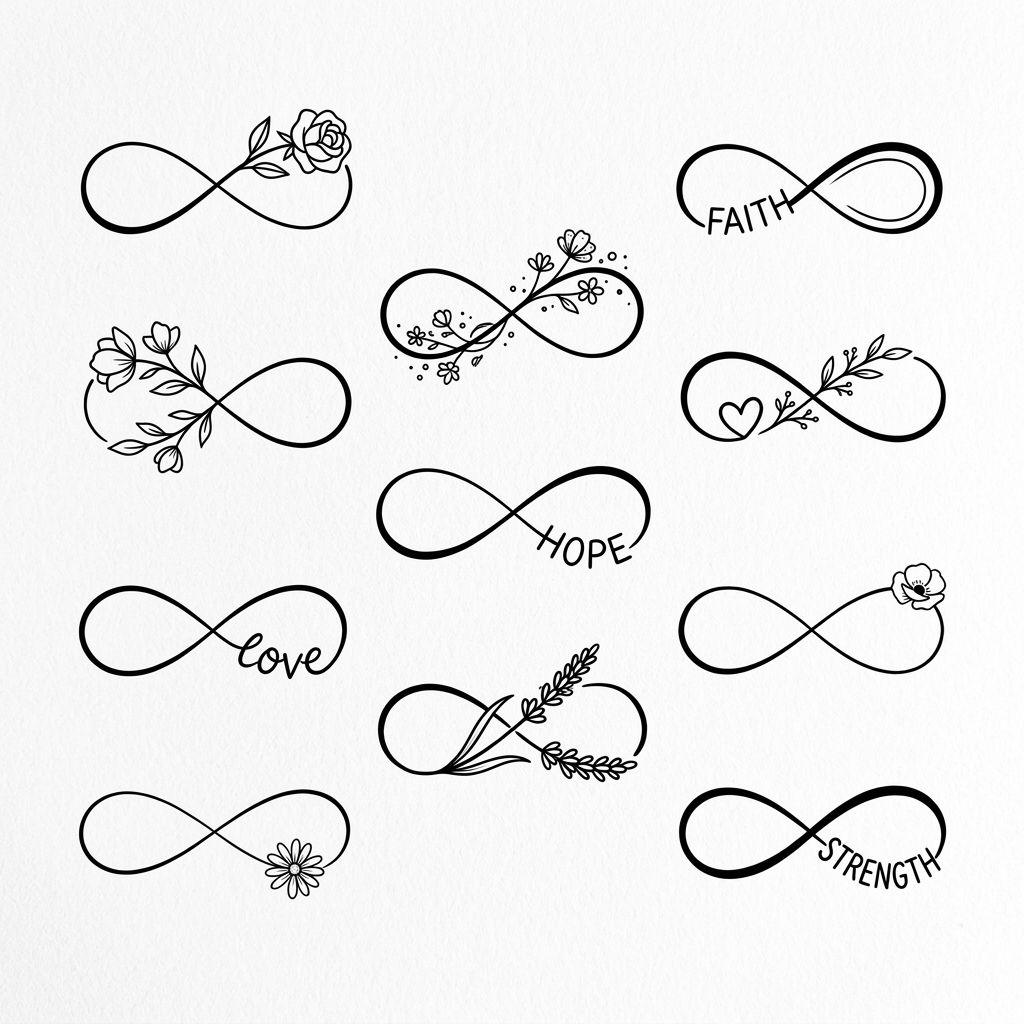 idée tatouage poignet femme infini revisité