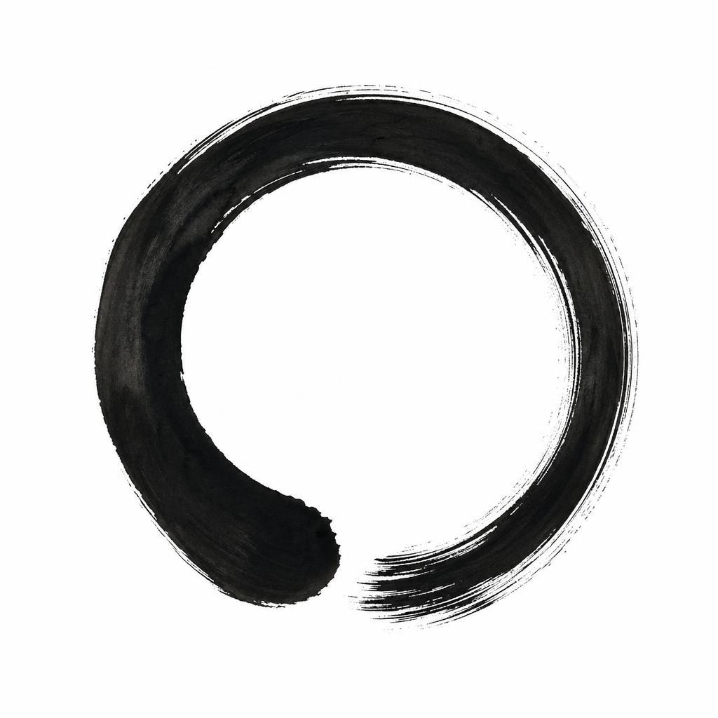 idée tatouage simple symbole zen japonais