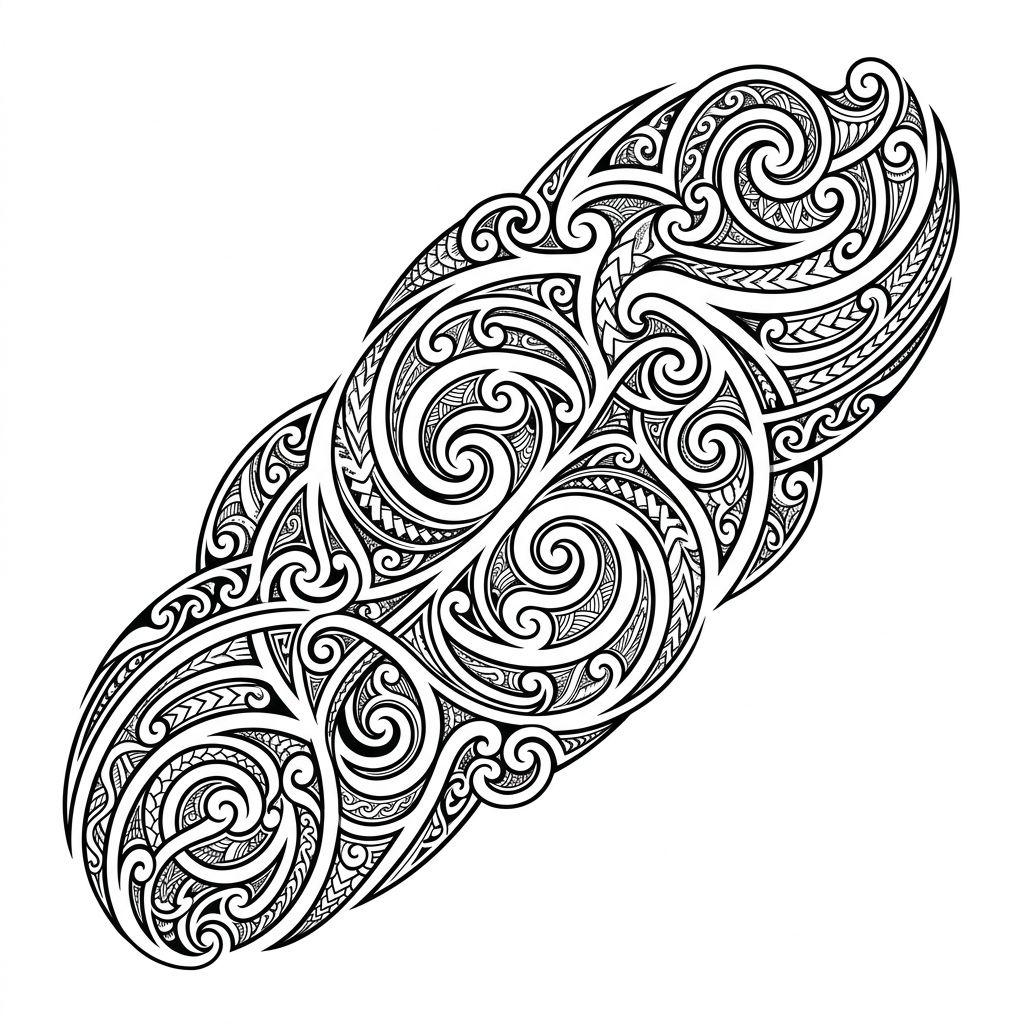 idée tatouage tribal tribal maori (ta moko)