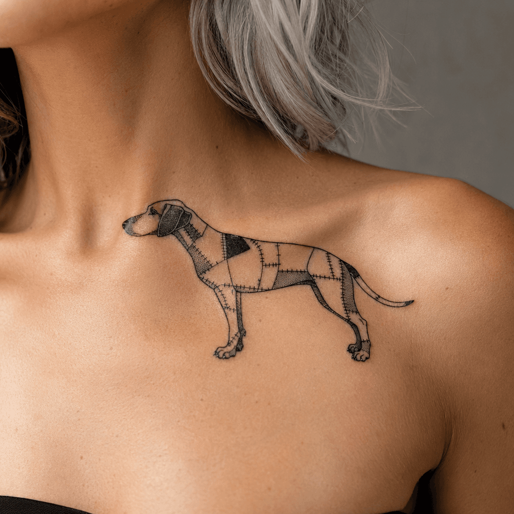 Idée tatouage chien