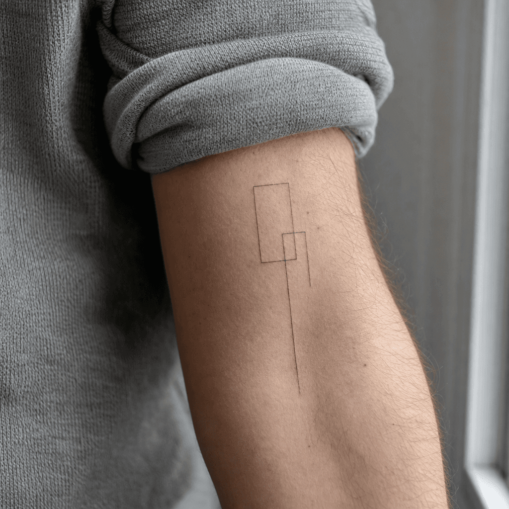 idée tatouage cover recouvrement minimaliste léger