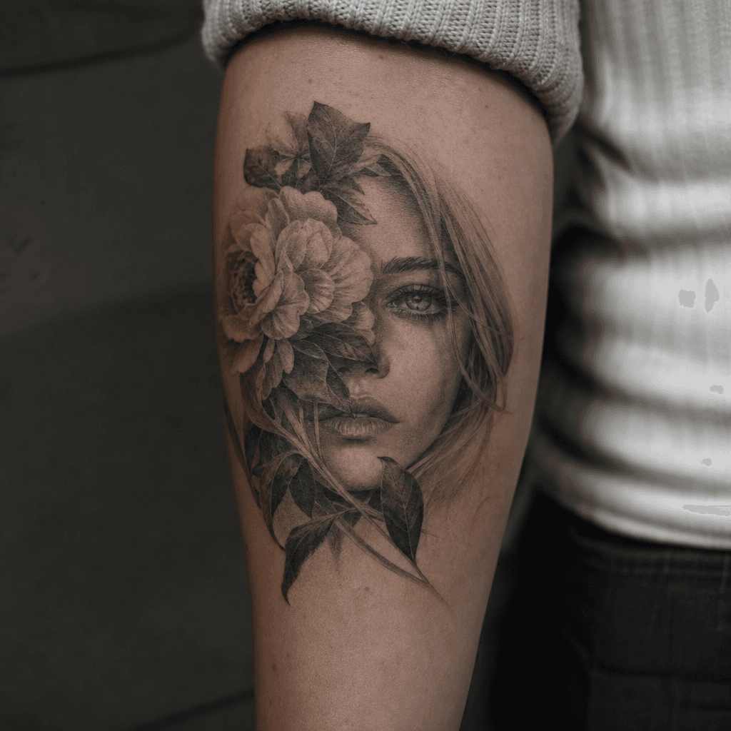 idée tatouage cover portrait réaliste haute densité