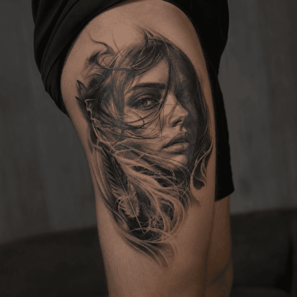 Idée tatouage cuisse