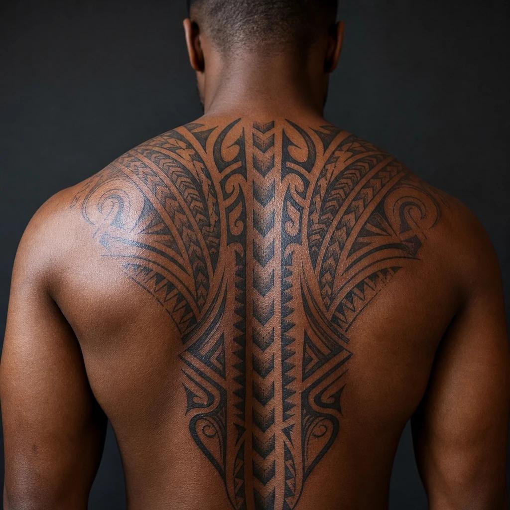 Idée tatouage dos homme