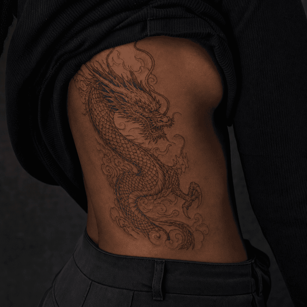 idée tatouage dragon dragon japonais irezumi