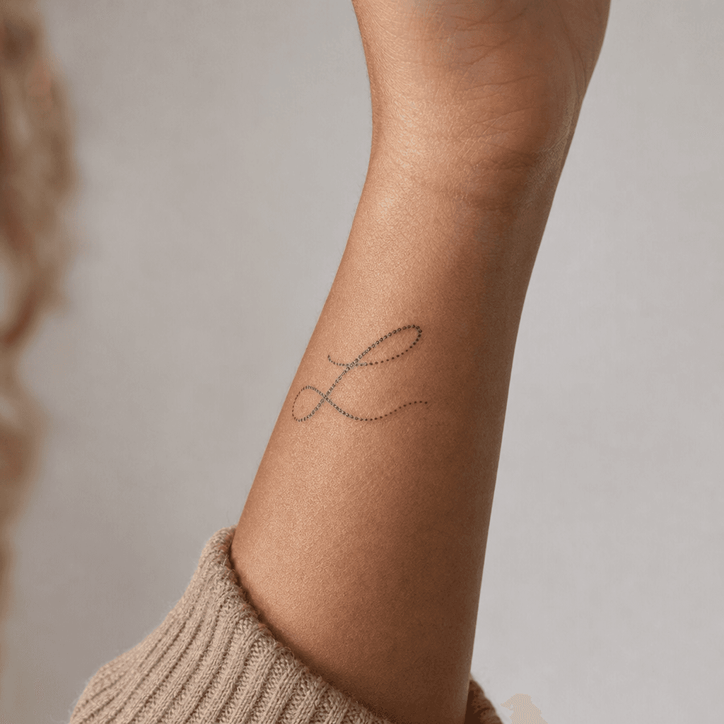 idée tatouage écriture lettrage dotwork pointillé