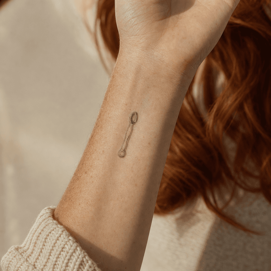 idée tatouage femme discret micro-réalisme objet intime