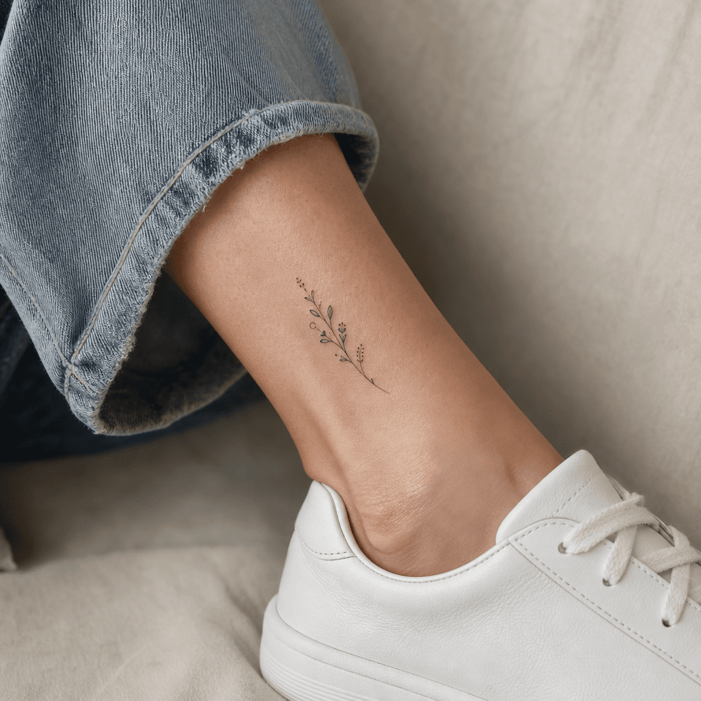 idée tatouage femme discret bijou ornemental fin
