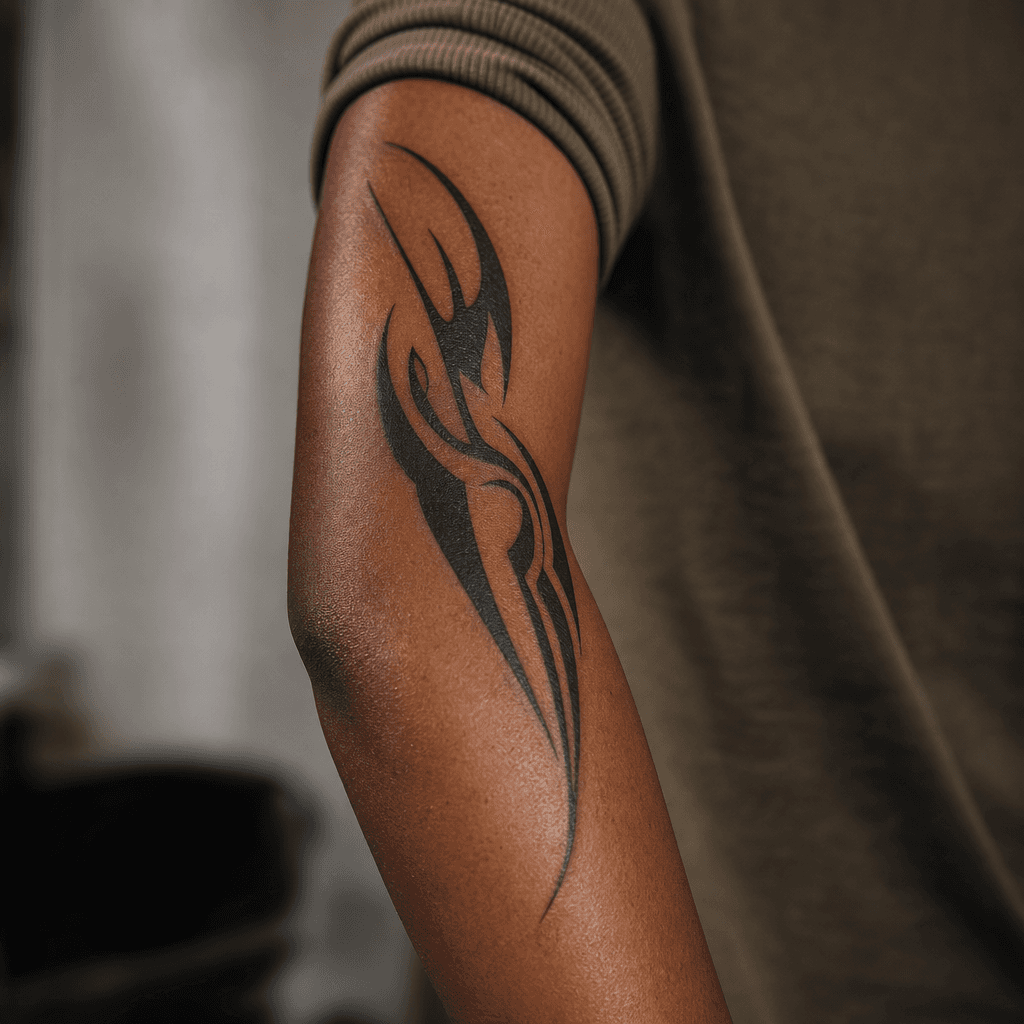 idée tatouage flash flash tribal moderne