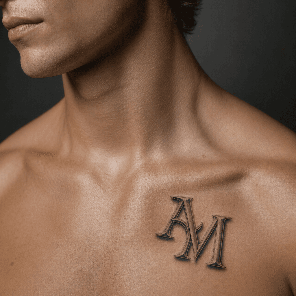 Idée tatouage initiales famille