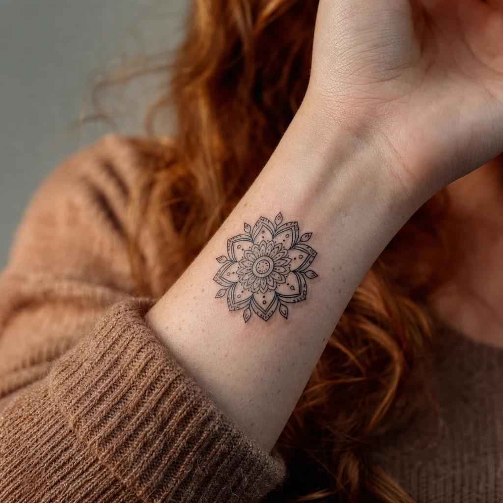 idée tatouage maman mandala maman