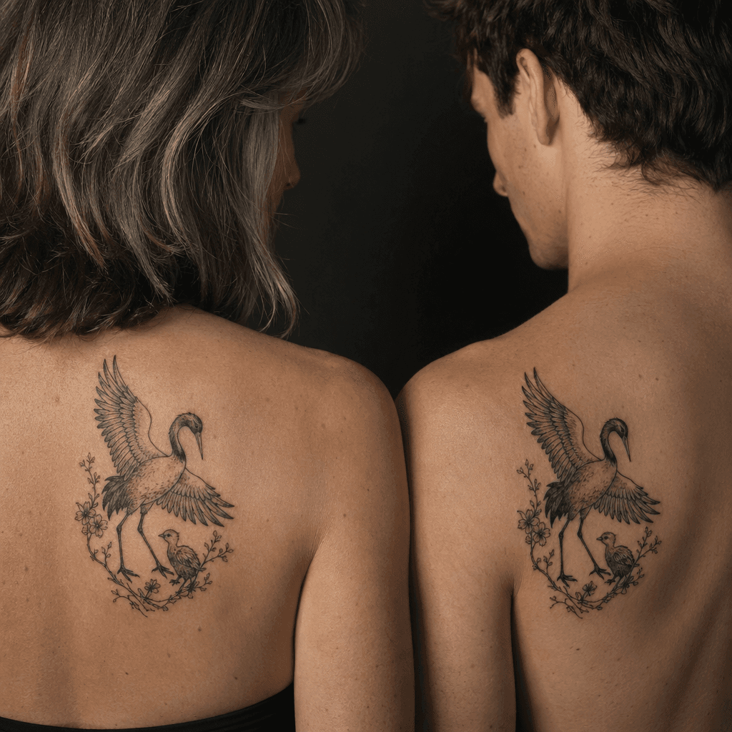 Idée tatouage mère et fils