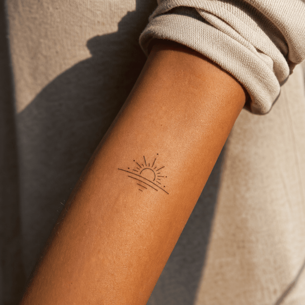 idée tatouage minimaliste minimaliste symbole iconique