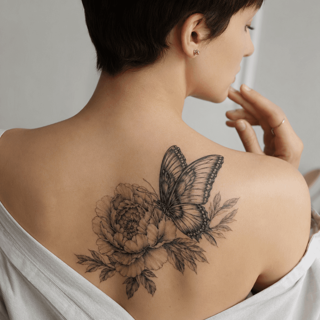 Idée tatouage papillon