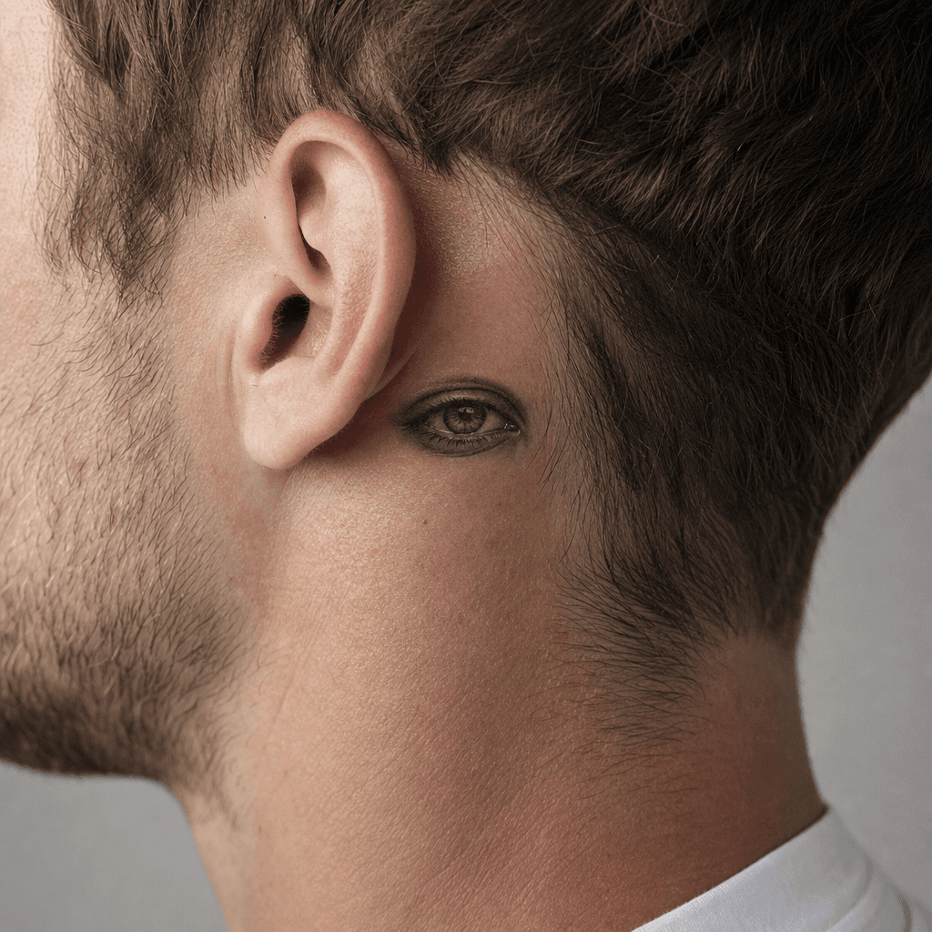 idée tatouage petit œil micro-réaliste