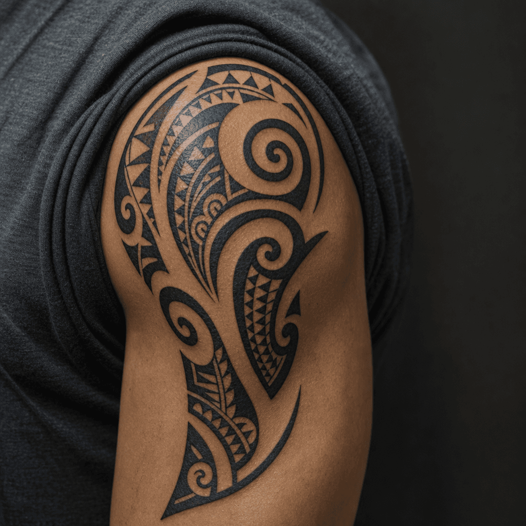idée tatouage tribal tribal maori (ta moko)