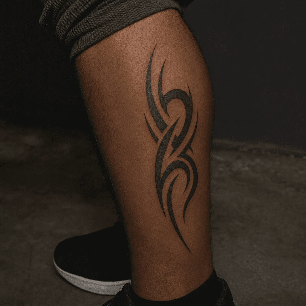 idée tatouage tribal néo-tribal moderne