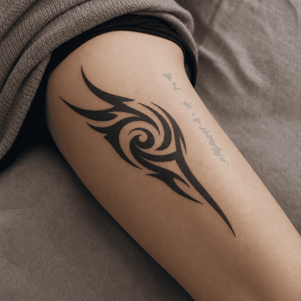 idée tatouage tribal néo-tribal moderne