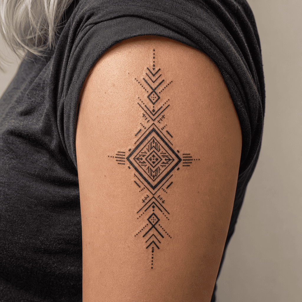 idée tatouage tribal tribal géométrique