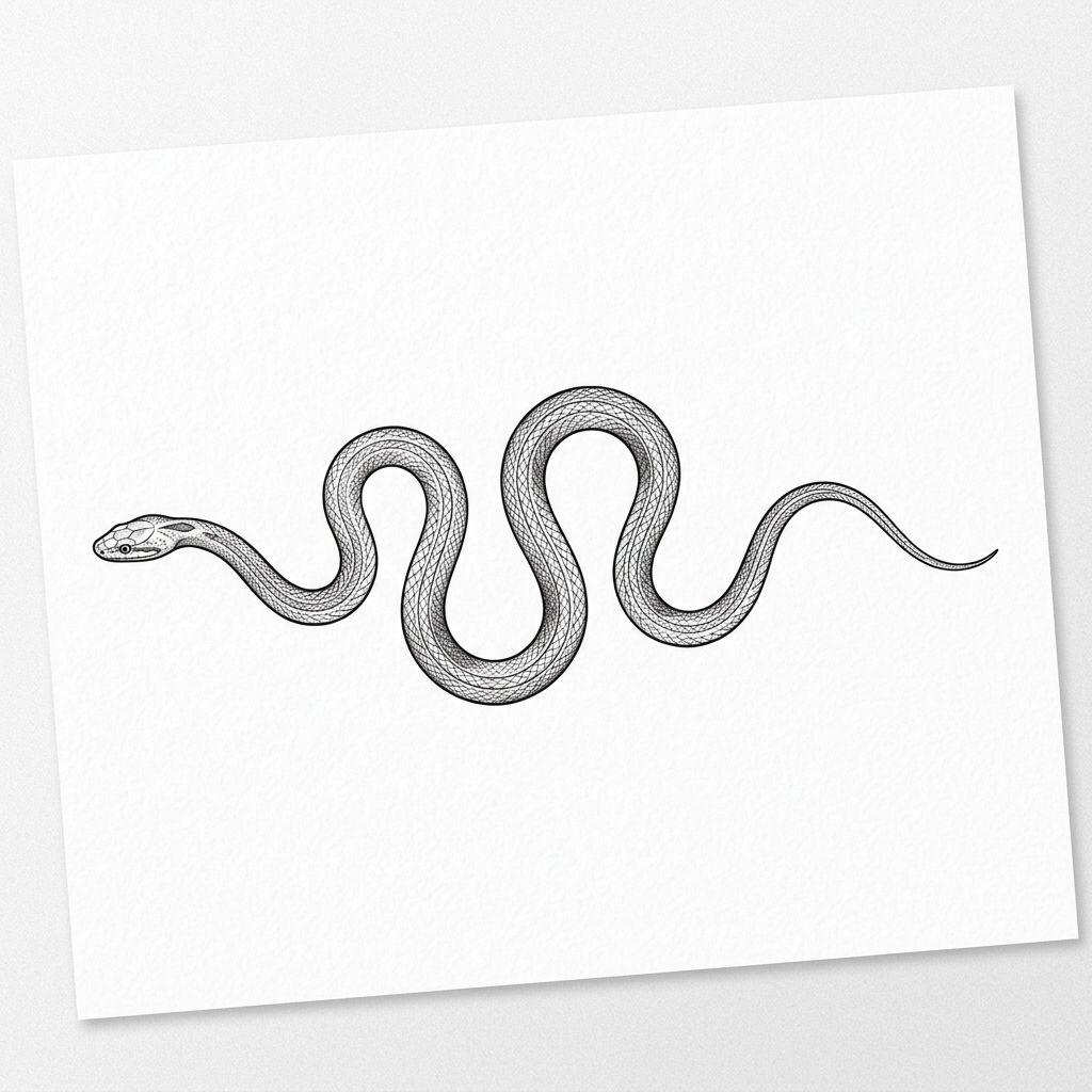 idée tatouage clavicule femme serpent epouse la clavicule, design sur fond blanc
