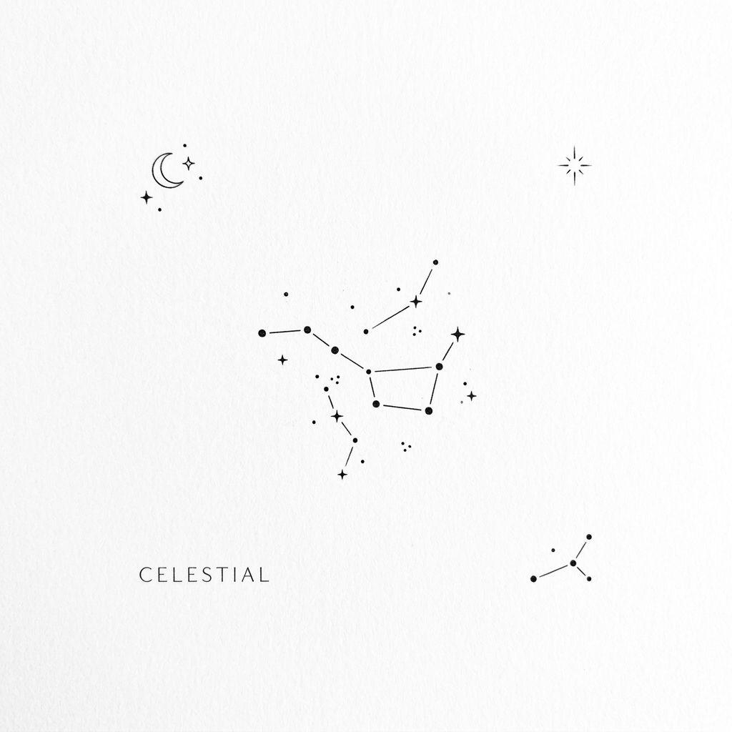 idée tatouage discret femme constellation discrète