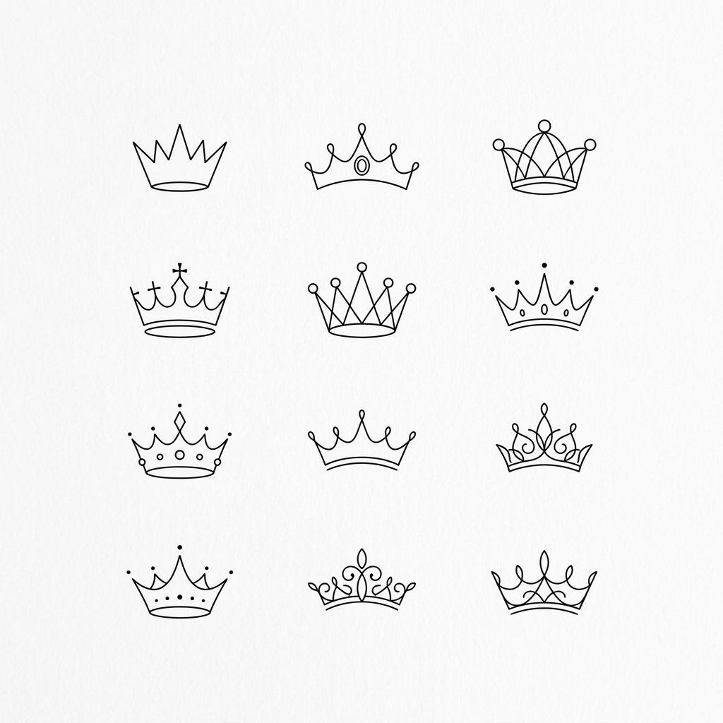idée tatouage doigt femme couronne fine