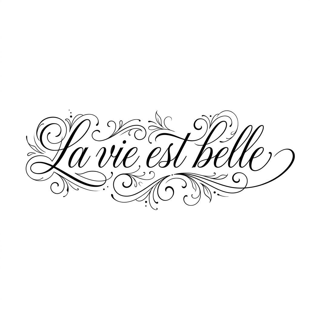 idée tatouage femme lettrage manuscrit