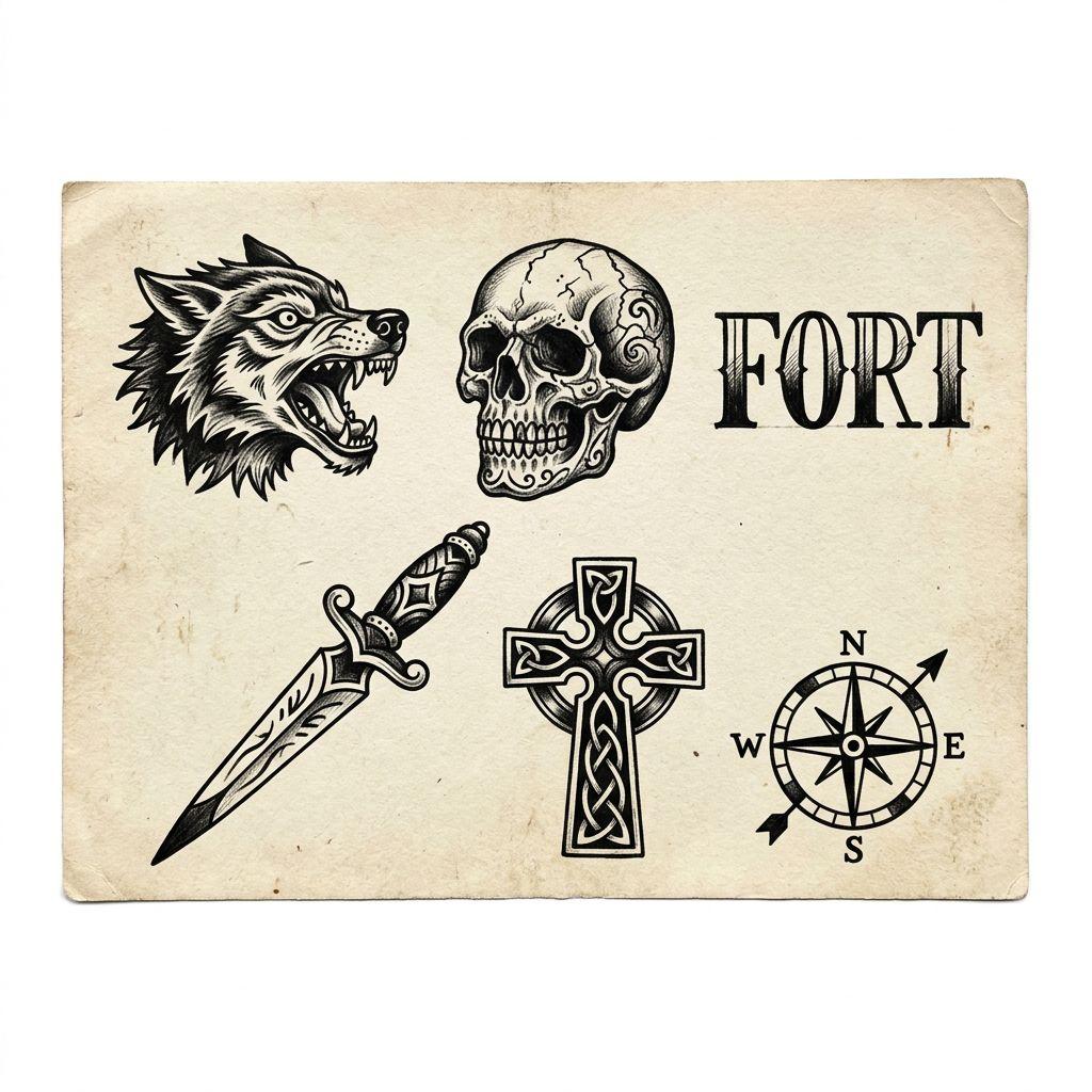 idée tatouage main homme patchwork main homme